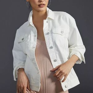 Women's White Denim Jacket